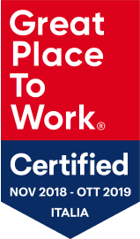 Great Place To Work Certified, novembre 2018 - ottobre 2019, Italia