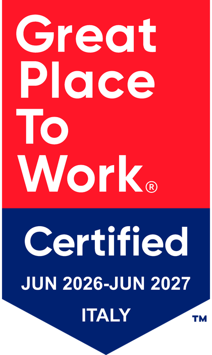 Great Place To Work Certified, giugno 2026 - giugno 2027, Italia