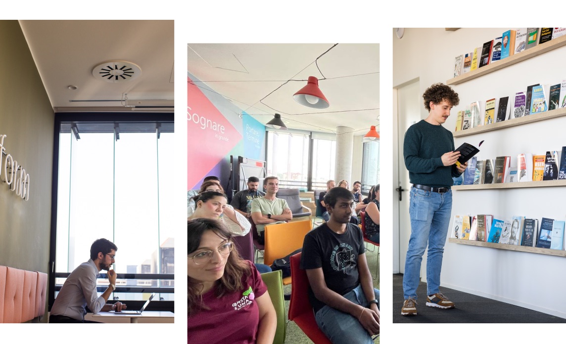 Colleghi Mia‑Platform durante una sessione di formazione